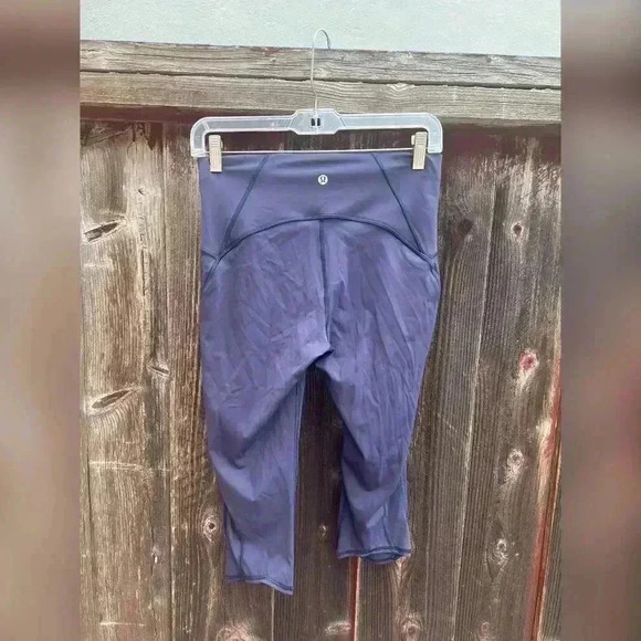 Lululemon Train Times Crop (17") Midnight Navy - Picture 7 of 7